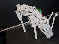 Deco hert wit 1x los - afbeelding 3 van  5