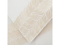 Deco mex beddengoedset 300tc katoen wit/beige - afbeelding 2 van  4