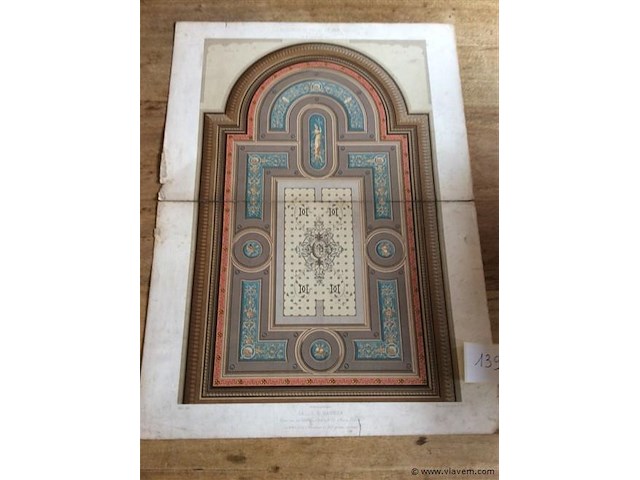 Deco platen 2stuks - afbeelding 1 van  3