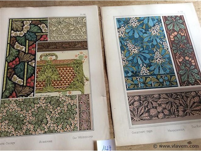 Deco platen 2stuks - afbeelding 1 van  2