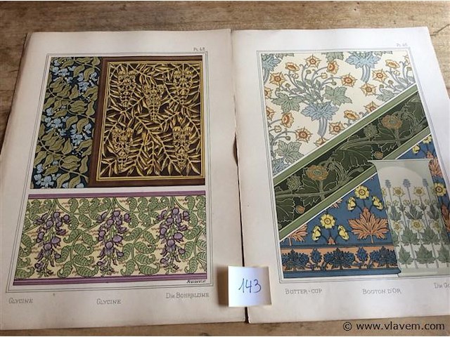 Deco platen 2stuks - afbeelding 1 van  2