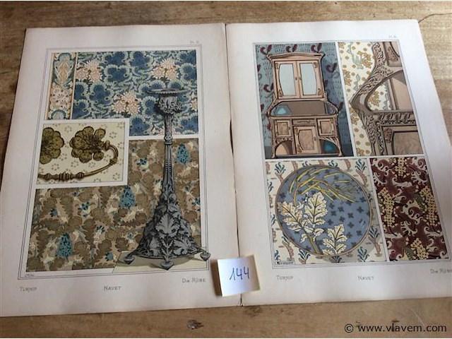 Deco platen 2stuks - afbeelding 1 van  3