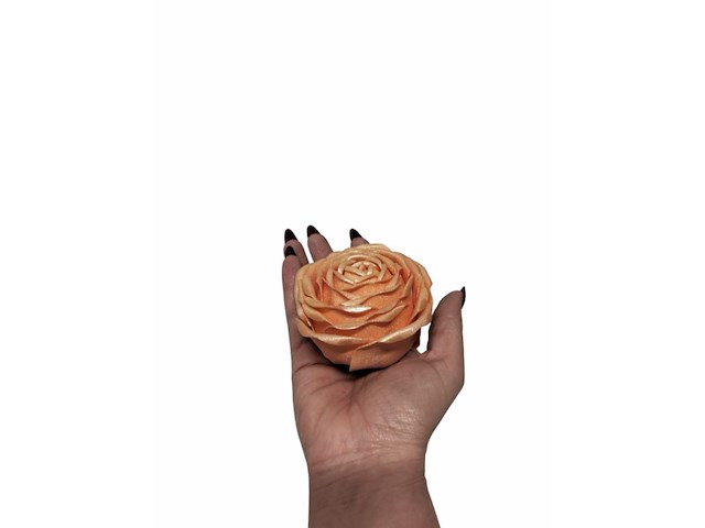 Deco roos in bakje rose 8 set - afbeelding 3 van  7