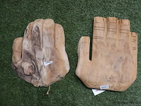 Deco teak houten schalen (hand) - set van 2 stuks - afbeelding 4 van  4