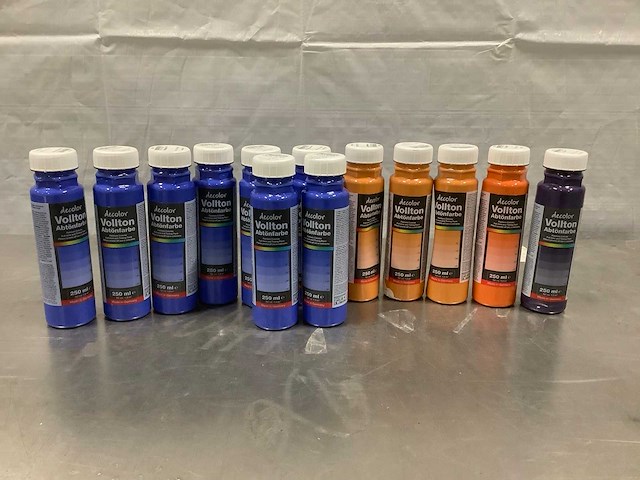 Decolor terracotta/blauwe verf (13x) - afbeelding 1 van  3