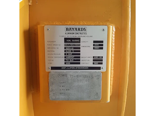 Decompressietank, bayards, 6224-10, 1985 - afbeelding 28 van  43