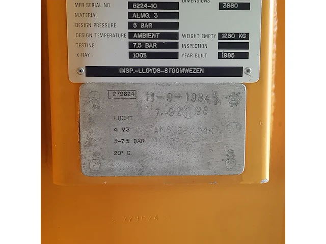 Decompressietank, bayards, 6224-10, 1985 - afbeelding 29 van  43