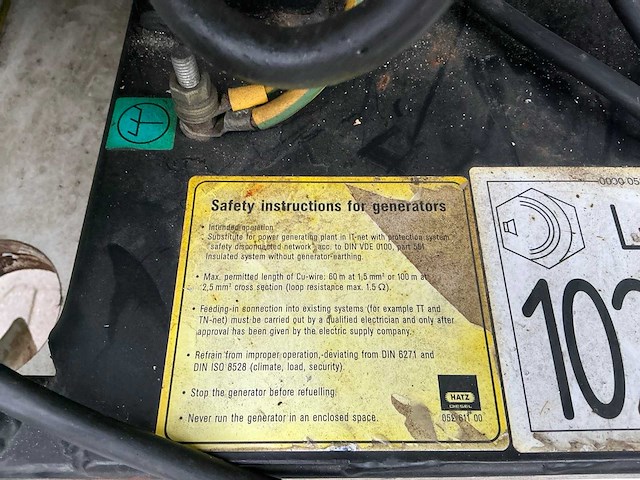Decontaminatie-unit met hatz dieselaggregaat/generator - afbeelding 6 van  25