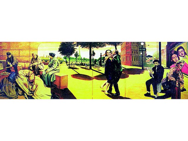 Decor: clochard - afbeelding 1 van  2