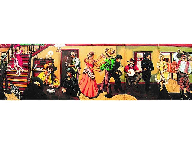 Decor: country & western saloon - afbeelding 1 van  2