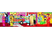 Decor: flower power - afbeelding 1 van  2