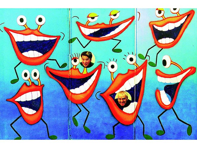 Decor: fox kids pratende monden - afbeelding 1 van  2