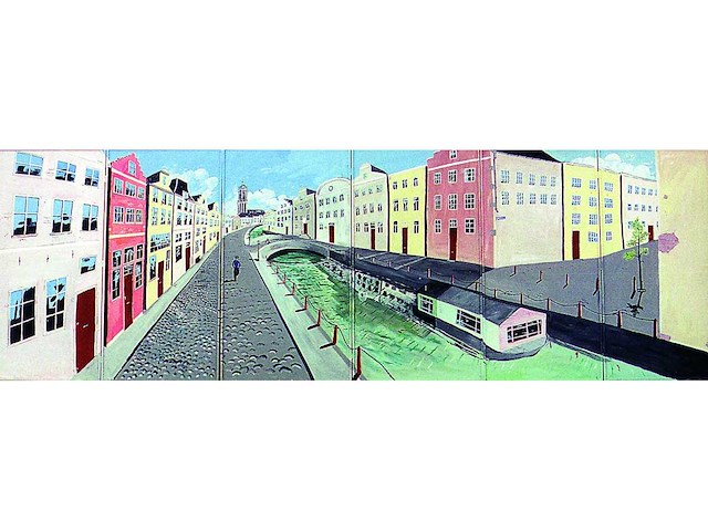 Decor: hollands grachten - afbeelding 1 van  2