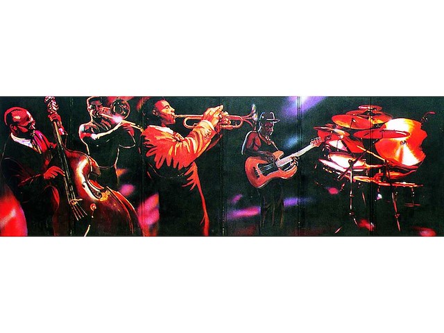 Decor: jazz muzikanten - afbeelding 1 van  2