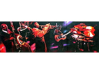 Decor: jazz muzikanten - afbeelding 1 van  2