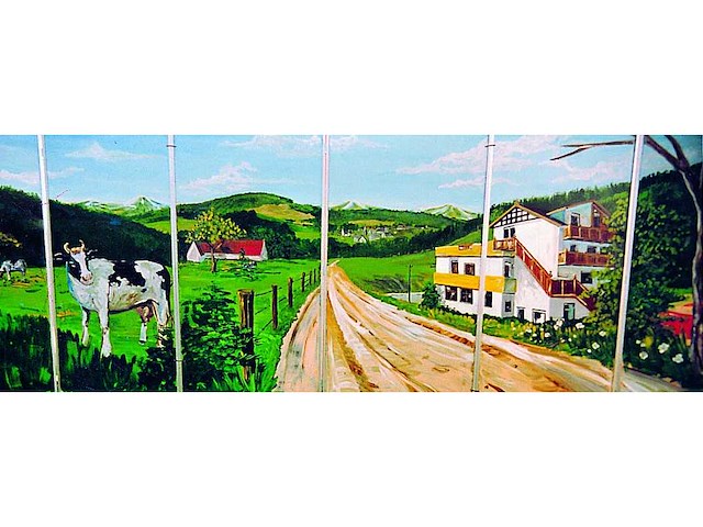 Decor: oostenrijks zomerlandweg - afbeelding 1 van  2