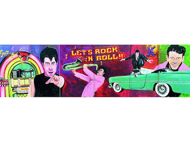 Decor: rock & roll - afbeelding 1 van  2