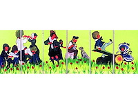 Decor: spelende kinderen - afbeelding 1 van  2