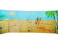 Decor: woestijn kamelen - afbeelding 1 van  2