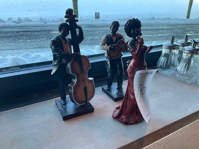 Decoratie - jazz trio (3x) - afbeelding 1 van  3