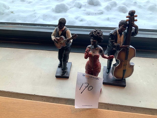 Decoratie - jazz trio (3x) - afbeelding 2 van  3