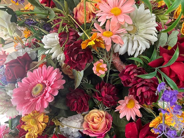 Decoratie bloemstuk op tafel - afbeelding 8 van  8