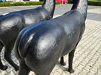 Decoratie herten tuinbeeld (2x) - afbeelding 10 van  12