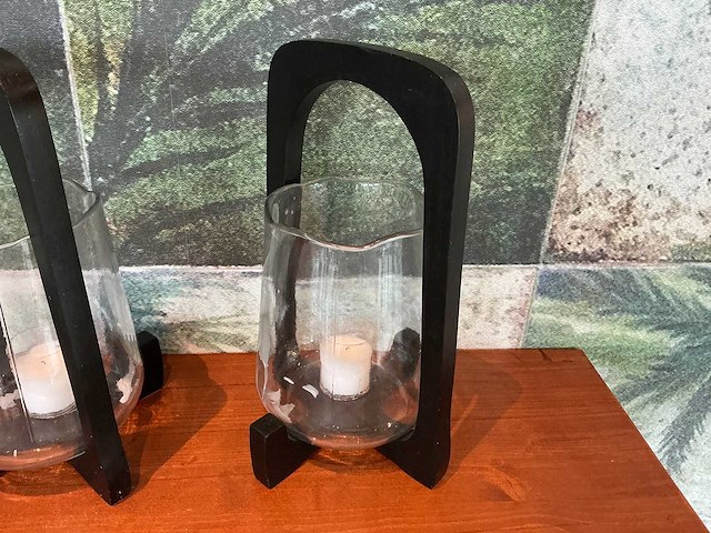 Decoratie kaarsen houder (3x) - afbeelding 2 van  2