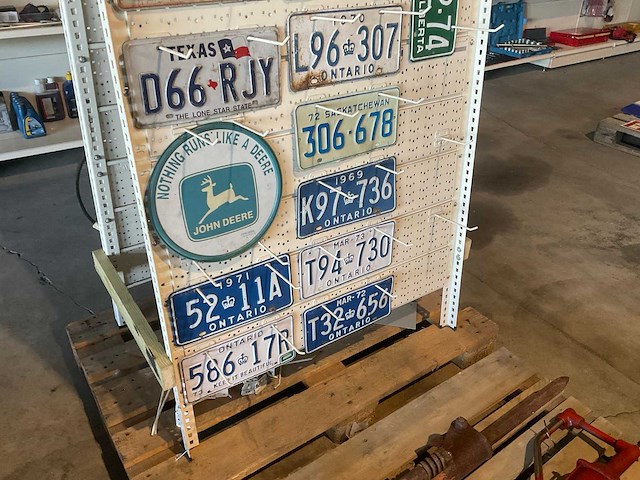 Decoratie kentekenplaten (27x) - afbeelding 2 van  6