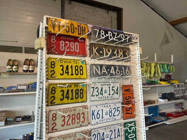Decoratie kentekenplaten (27x) - afbeelding 4 van  6