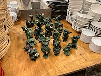 Decoratie kikkers (21x) - afbeelding 1 van  7