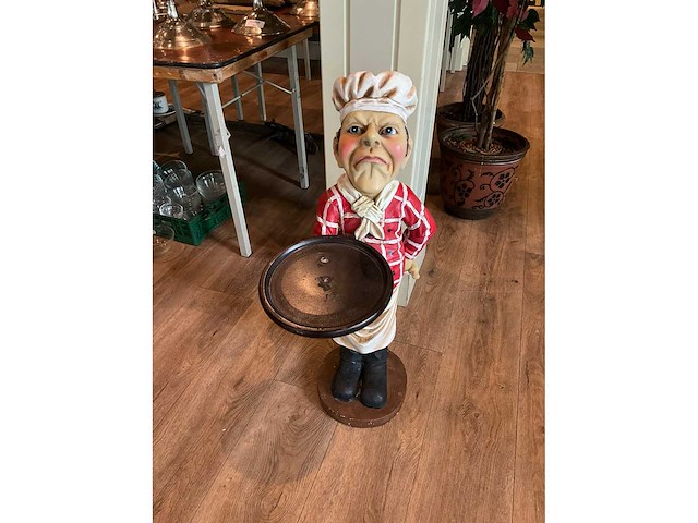 Decoratie kok met plateau - afbeelding 2 van  7