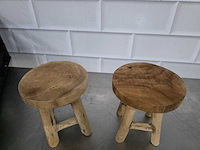 Decoratie kruk (14x) - afbeelding 3 van  4