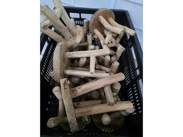 Decoratie kruk (14x) - afbeelding 4 van  4