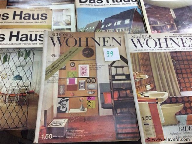 Decoratie magazines j'60. - afbeelding 3 van  5