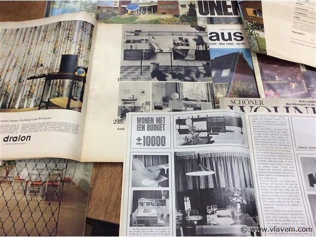 Decoratie magazines j'60. - afbeelding 4 van  5