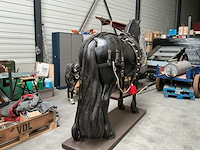 Decoratie paard met tuig - afbeelding 3 van  9