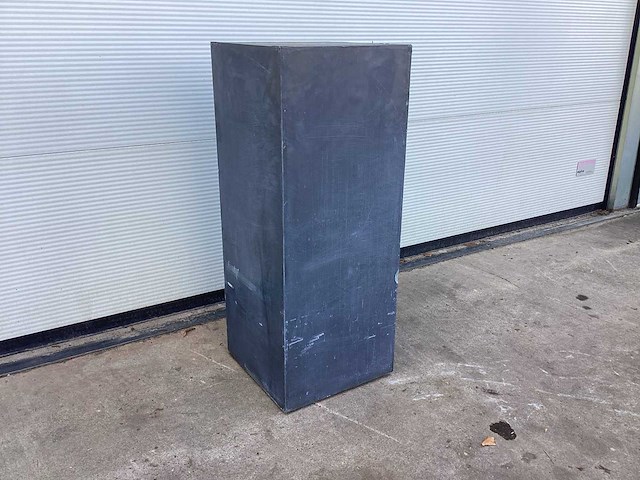 Decoratie pilaar/ plantenzuil met lood - afbeelding 2 van  4