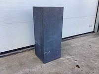 Decoratie pilaar/ plantenzuil met lood - afbeelding 2 van  4