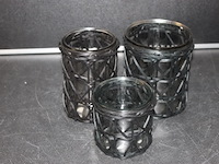 Decoratie potjes gals 3 delig 1 set in a3 - afbeelding 2 van  3