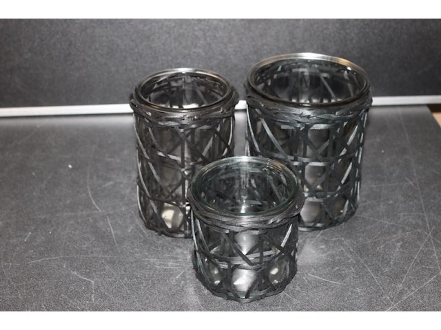 Decoratie potjes gals 3 delig 1 set in a3 - afbeelding 3 van  3