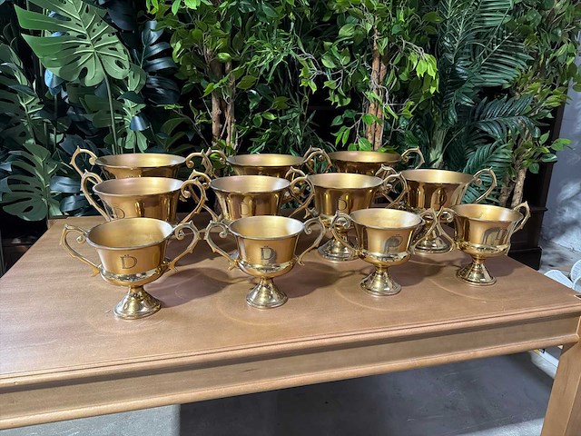 Decoratie schalen (11x) - afbeelding 1 van  3