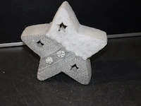 Decoratie sterren met licht steen 15 stuks in a4