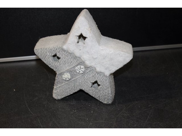 Decoratie sterren met licht steen 5 stuks in a4 - afbeelding 1 van  5
