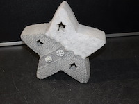 Decoratie sterren met licht steen 5 stuks in a4 - afbeelding 1 van  5