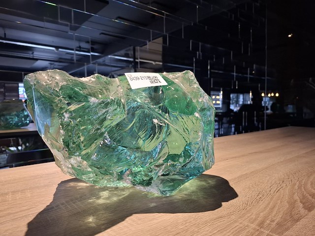 Decoratie stuk "brok glas" - afbeelding 1 van  5