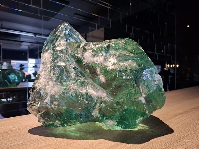 Decoratie stuk "brok glas" - afbeelding 5 van  5