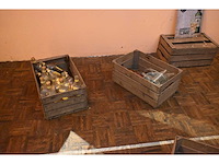Decoratie vatentransportwagen inclusief vat en 12 kratten met decoratiematerialen - afbeelding 10 van  10