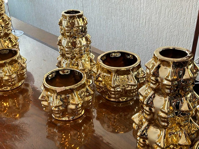 Decoratie vazen (3x) - afbeelding 2 van  3