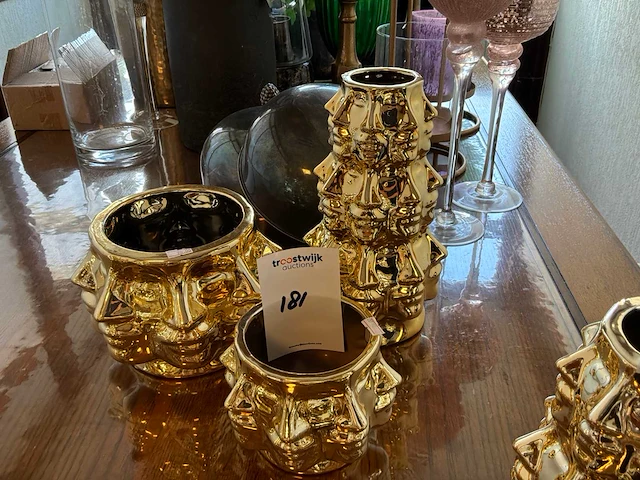 Decoratie vazen (3x) - afbeelding 2 van  3